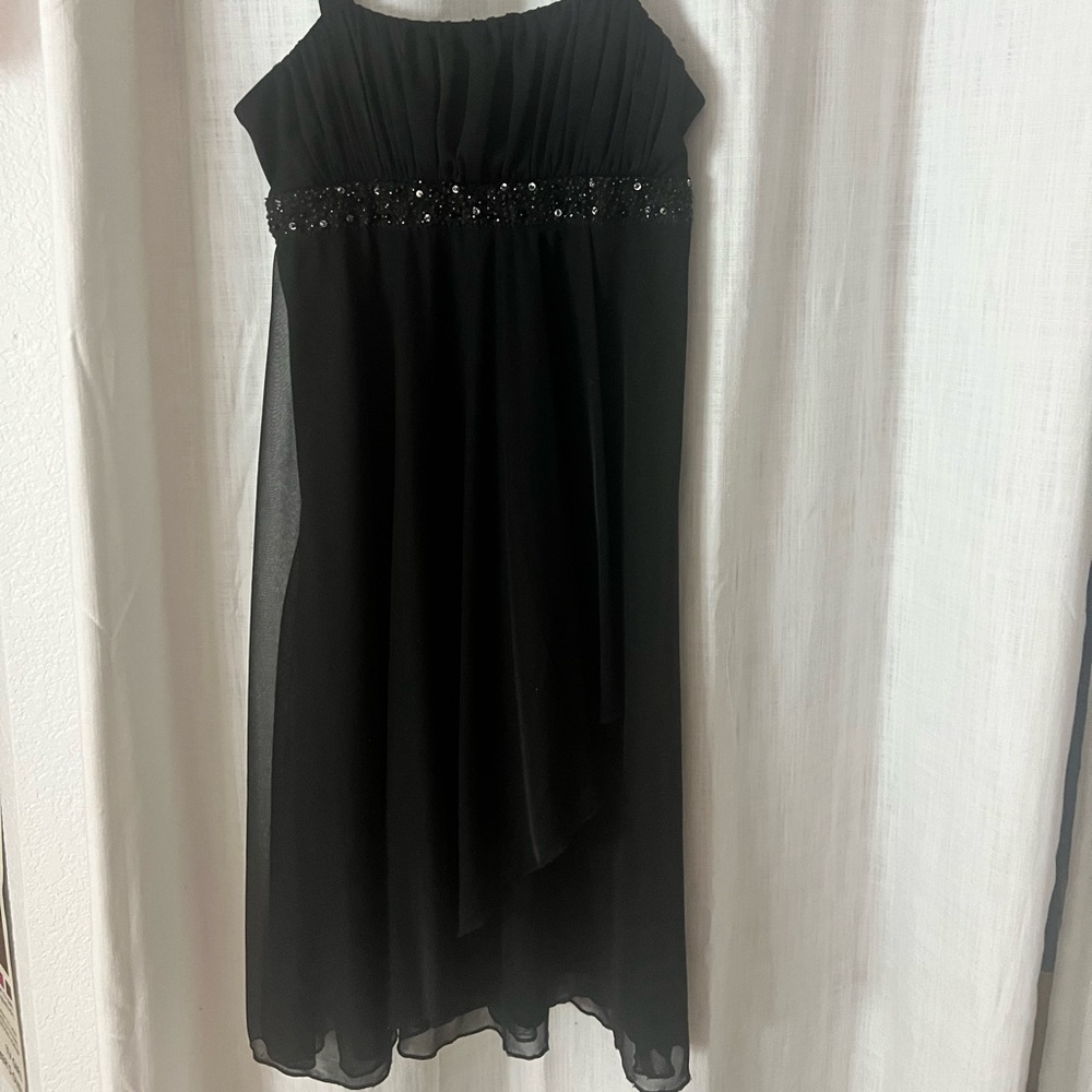 black w/ sequins short mini dress